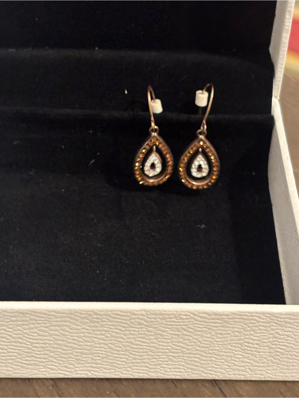 Gold Teardrop Dangle Earrings - Women Jewelry